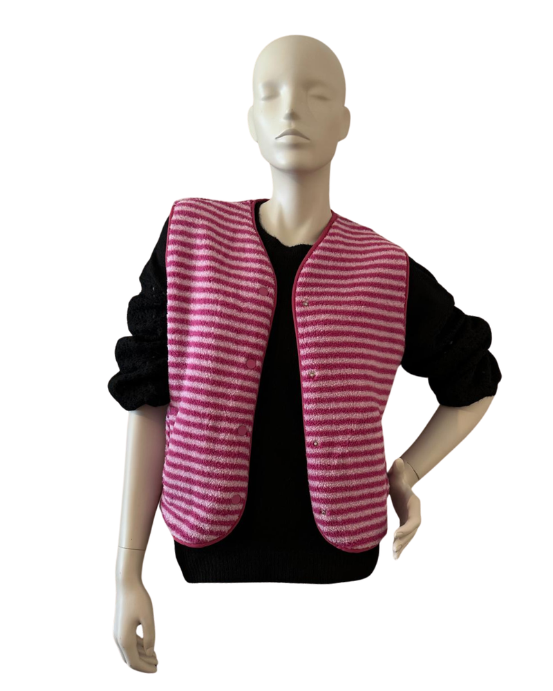 Afbeelding laden in Galerijviewer, Teddy Gilet Roze
