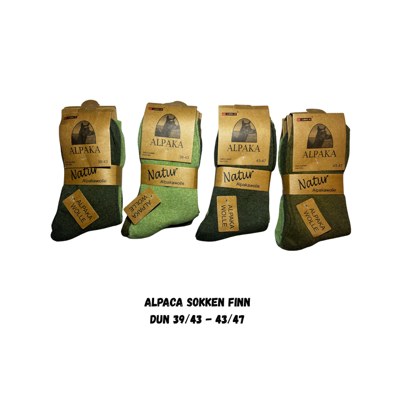 Afbeelding laden in Galerijviewer, 100% Alpaca wollen sokken Finn – heren – set van 3 paar
