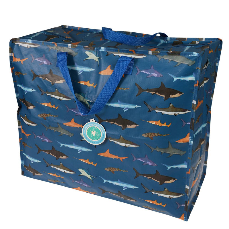 Afbeelding laden in Galerijviewer, Jumbo opbergtas/ wastas - Sharks
