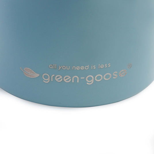 Duurzame RVS Thermosfles met Bamboe Dop | Groen 500ml