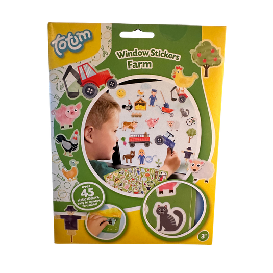 Raamstickers boerderij, wildlife en sprookjes