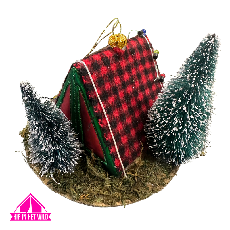 Afbeelding laden in Galerijviewer, Kerstornament tent 11cm

