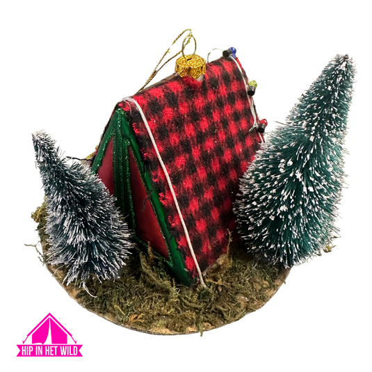 Kerstornament tent 11cm