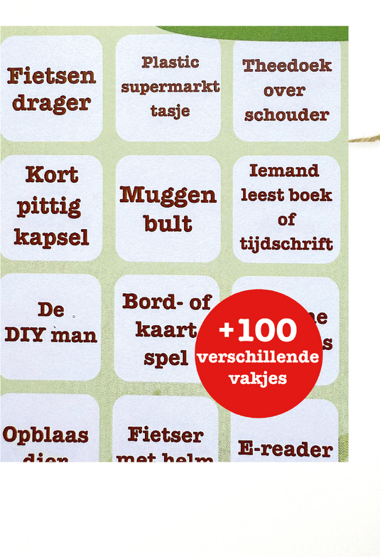 Camping Bingo - Het spel voor op de camping!