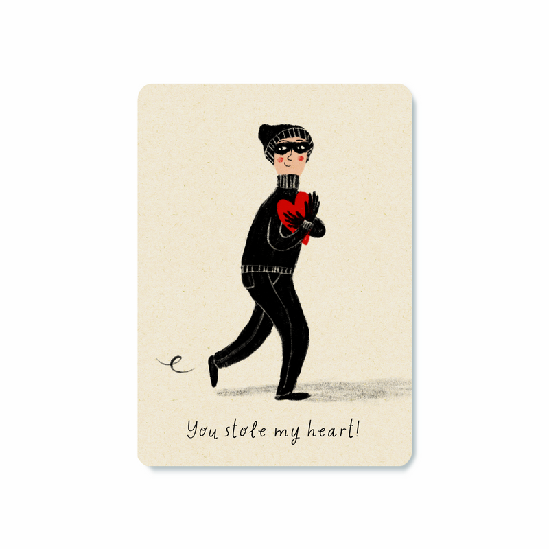 Afbeelding laden in Galerijviewer, Ansichtkaart | You stole my heart
