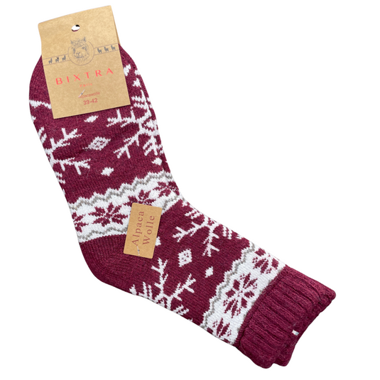 Wollen Alpaca Sokken Dames 3 kleuren