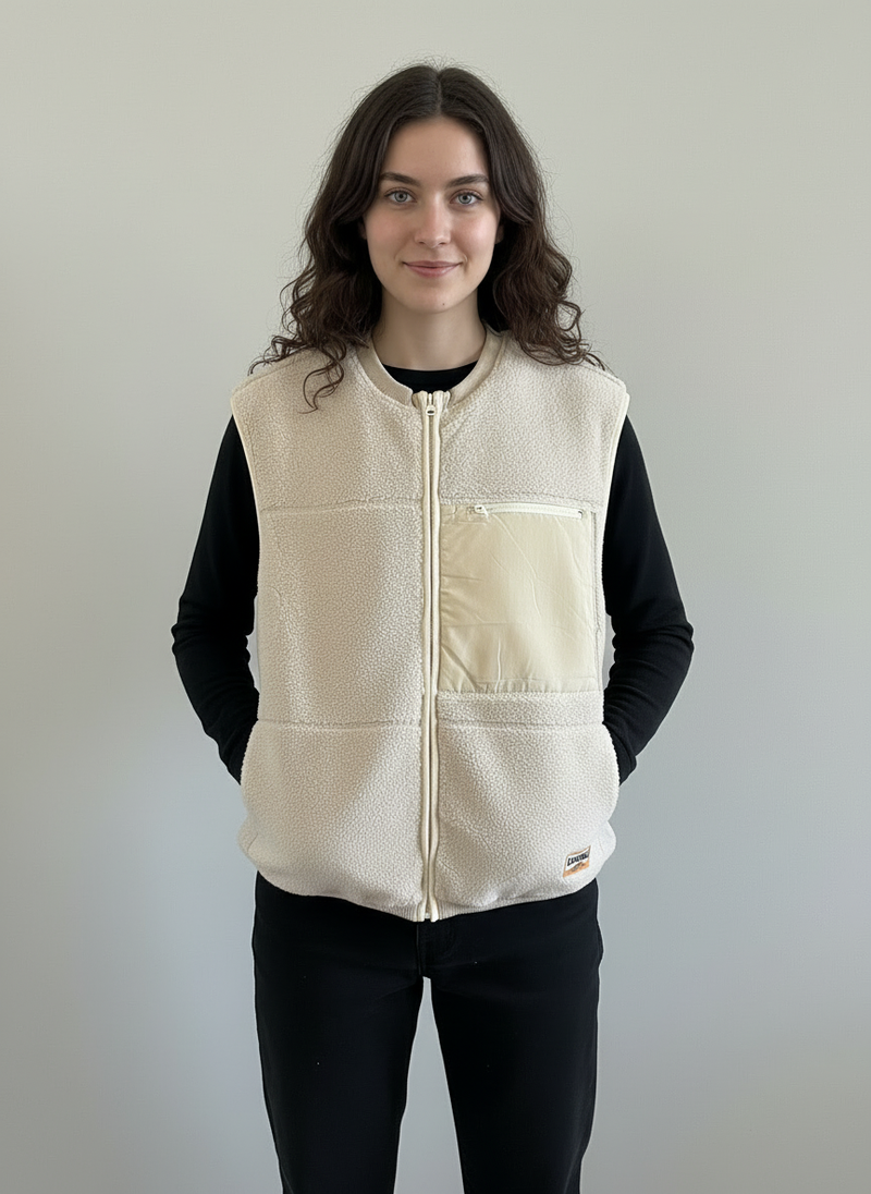 Afbeelding laden in Galerijviewer, Teddy Gilet in Beige
