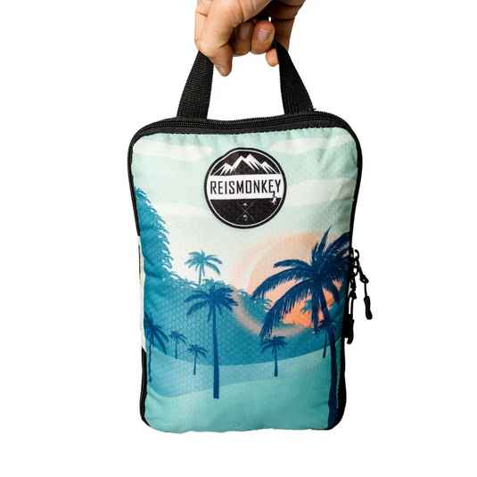 Reismonkey Compress-it™ Packing Cubes – Koffer Organizer met Compressie – Set van 3 - print