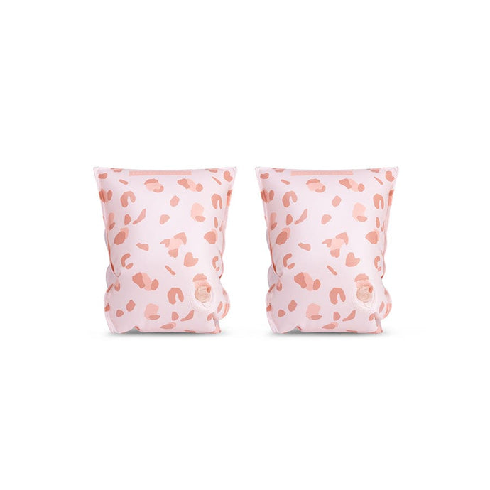 Swim Essentials Zwembandjes Oudroze Panterprint