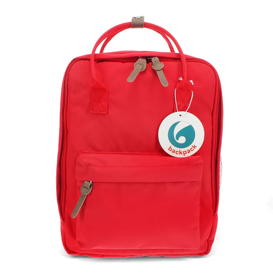 Rex London Compacte rugzak in geel, rood, groen en roze.