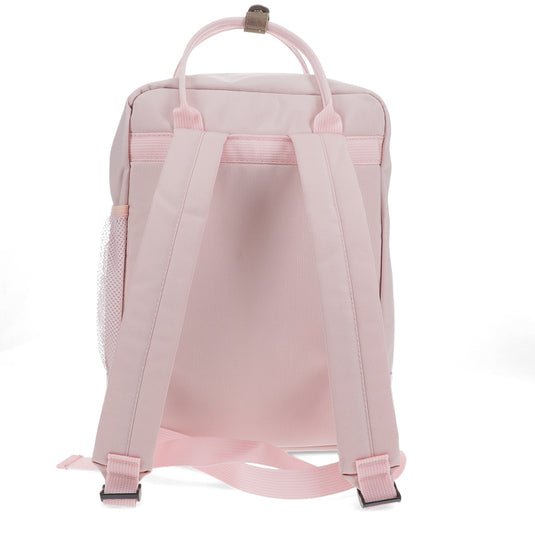 Rex London Compacte rugzak in geel, rood, groen en roze.