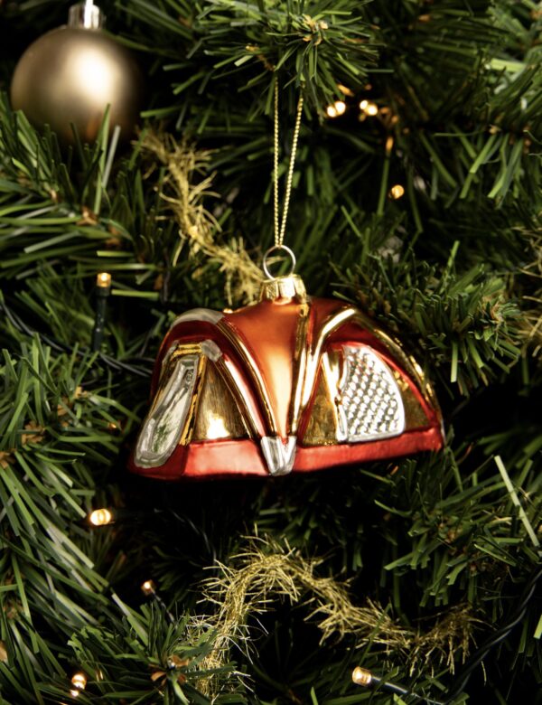 Afbeelding laden in Galerijviewer, Glazen Kerstbal Tent 10cm
