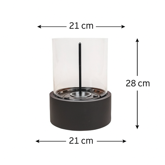 Tafelhaard - Rond – Zwart – Binnen & Buiten – 28 cm