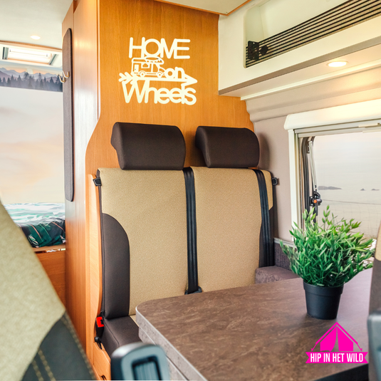 Houten wanddecoratie voor je camper of caravan