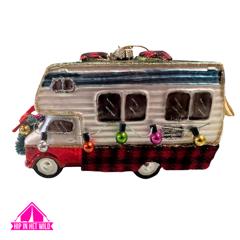 Afbeelding laden in Galerijviewer, Kerstornament camper 15cm
