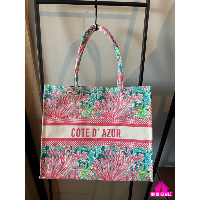 Côte D'Azur canvas tas