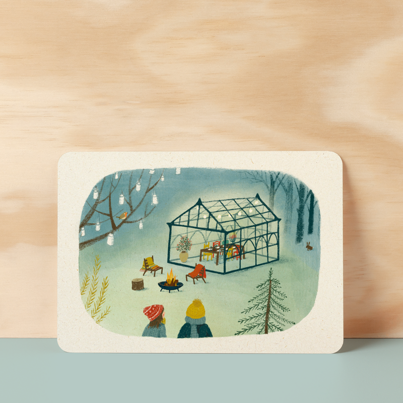 Afbeelding laden in Galerijviewer, Postcard | Winter garden party
