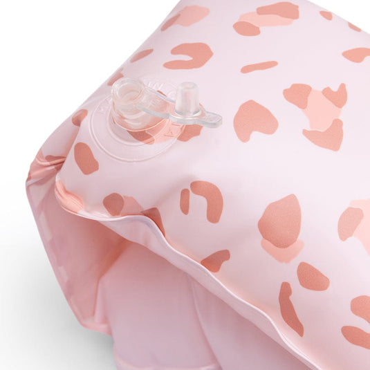 Swim Essentials Zwembandjes Oudroze Panterprint