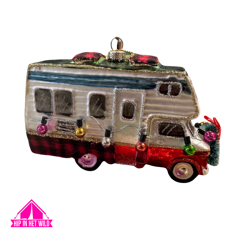Afbeelding laden in Galerijviewer, Kerstornament camper 15cm
