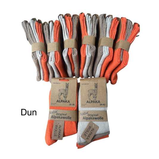 100% Alpaca wollen sokken Freja – dames – set van 3 paar