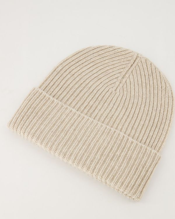 Afbeelding laden in Galerijviewer, Muts - Beanie - Ecru - Greencash garen Eco Cashmere
