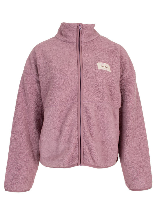 Teddy fleecevest lila