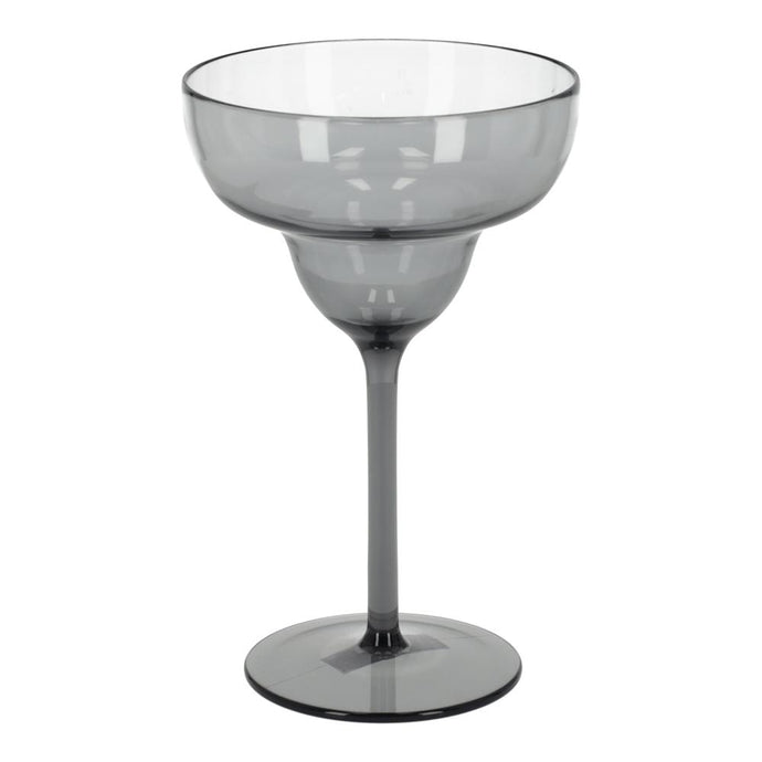 Acryl Cocktailglas in smoke grijs