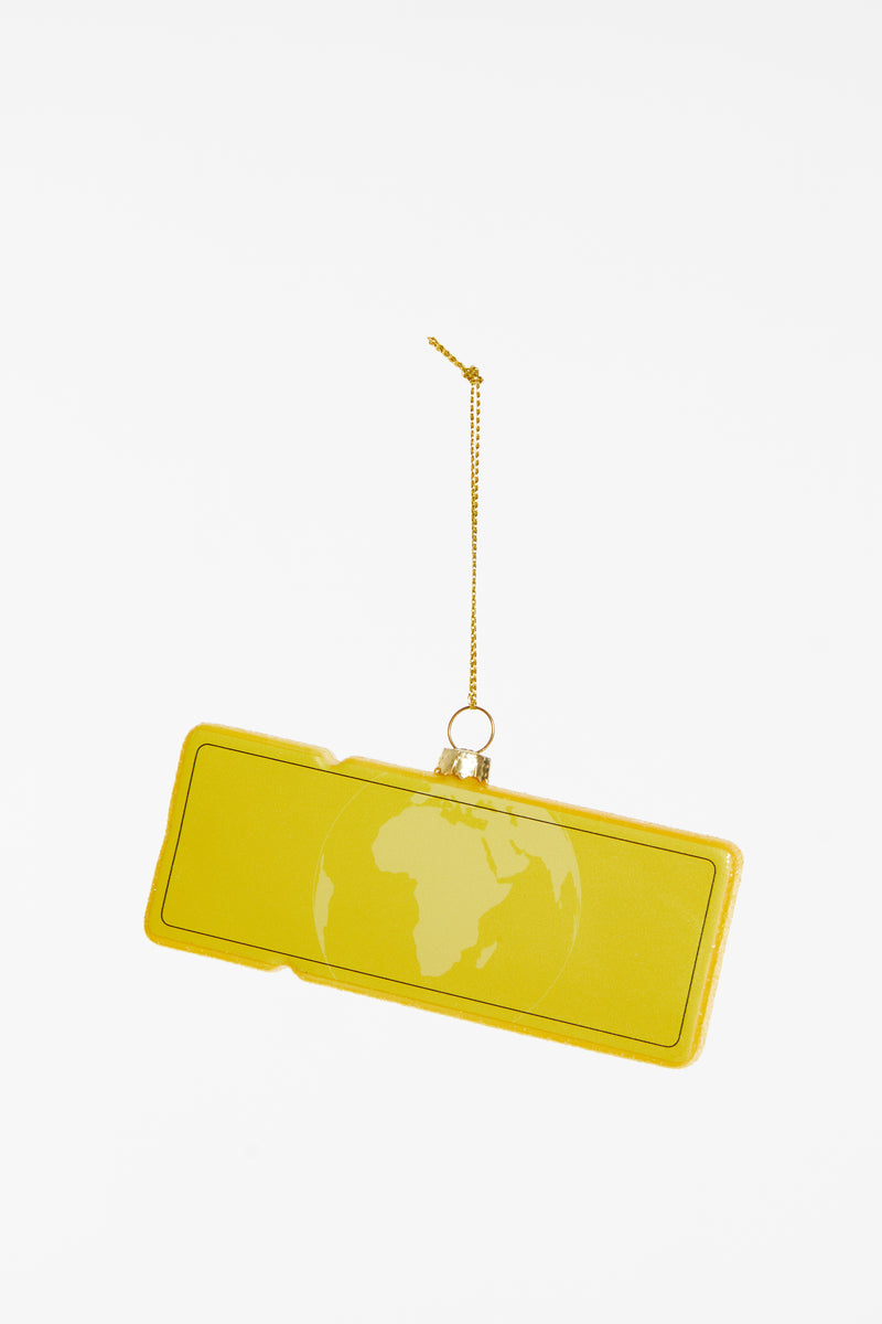 Afbeelding laden in Galerijviewer, Yup in de Boom | Boardingpass Amsterdam - Curaçao kerstornament
