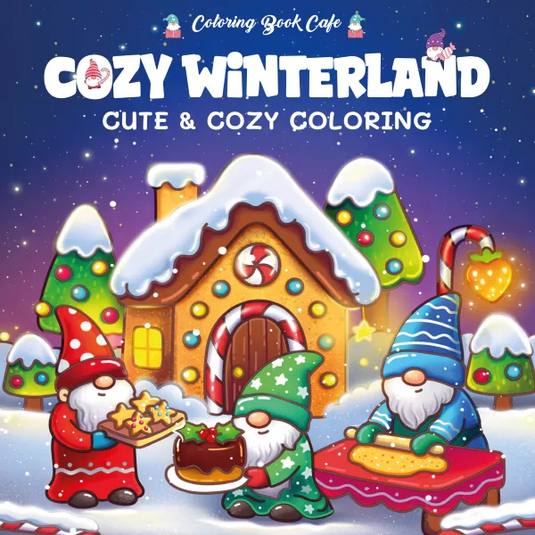 Cozy Winterland Cute & Cozy Coloring – Winters kleurboek