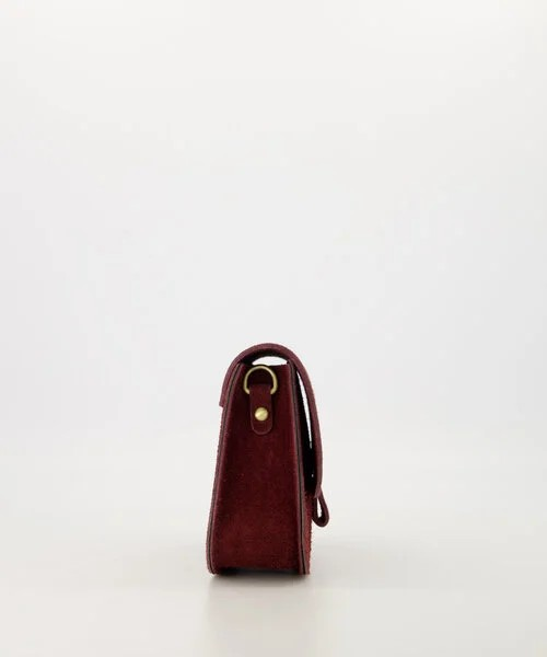 Afbeelding laden in Galerijviewer, Suede – Crossbody tas – Burgundy
