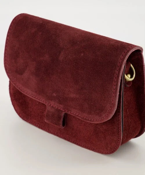 Suede – Crossbody tas – Burgundy
