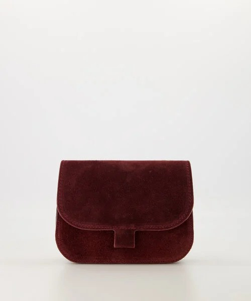 Afbeelding laden in Galerijviewer, Suede – Crossbody tas – Burgundy
