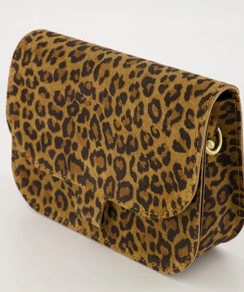 Afbeelding laden in Galerijviewer, Suede – Crossbody tas – Luipaard
