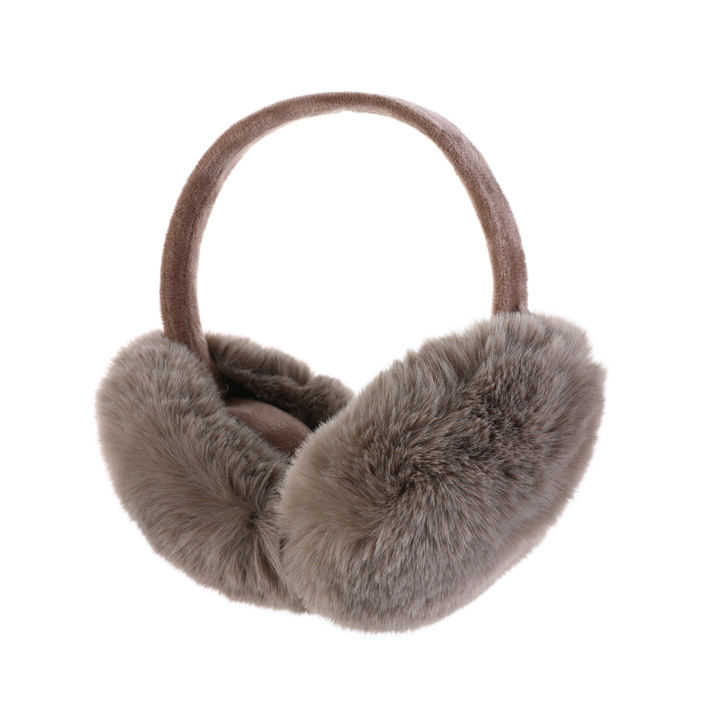 Afbeelding laden in Galerijviewer, Oorwarmers Bordeax en Khaki
