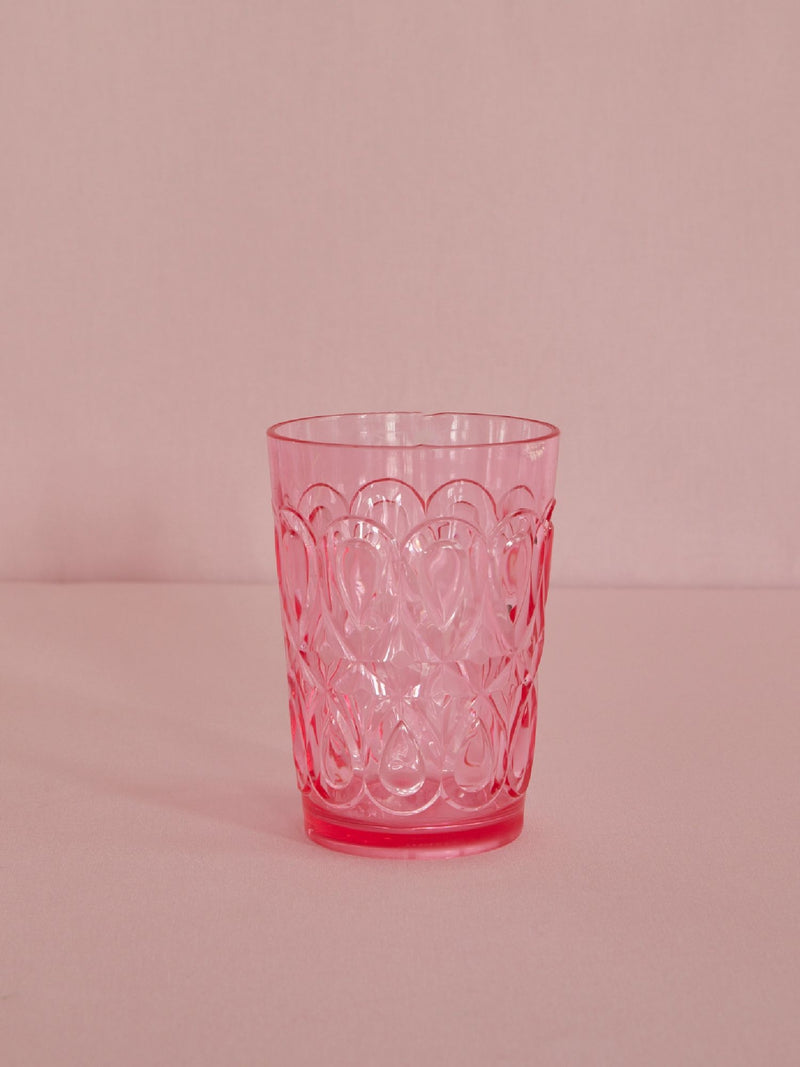 Afbeelding laden in Galerijviewer, Rice - Acryl glas - doorzichtig - mint - roze - reliëfdetails
