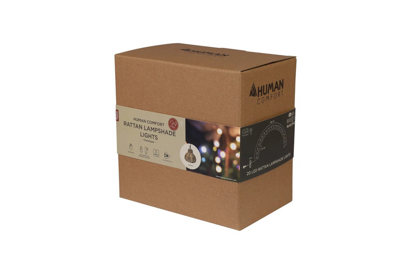 Afbeelding laden in Galerijviewer, Human Comfort LED Lichtslinger licht bruin – 20 lampjes – 5 meter
