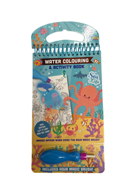 Water verf en activiteitenboek sealife
