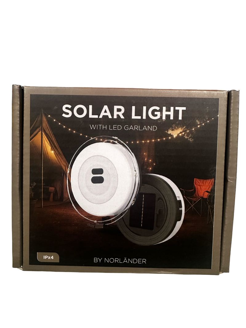 Afbeelding laden in Galerijviewer, NORLÄNDER Solar Lamp Met LED Slinger
