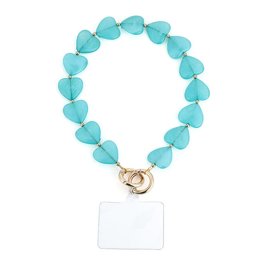 Telefoonkoord met hartjes in 5 kleuren