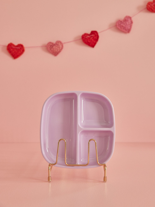 Rice – Melamine kinderbord – lavendel