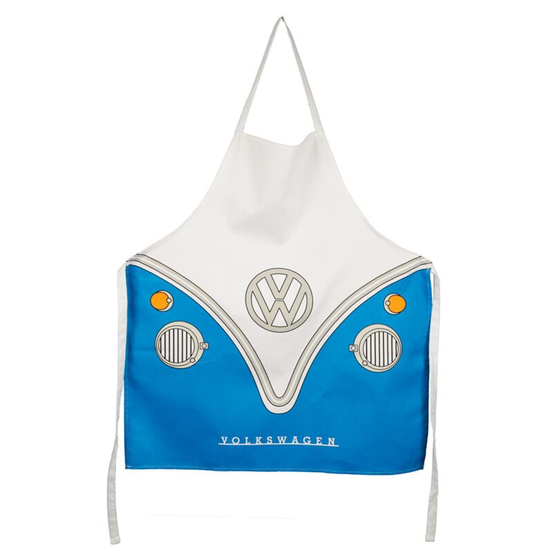 Afbeelding laden in Galerijviewer, Keukenschort - Blauw - Volkswagen Busje VW T1
