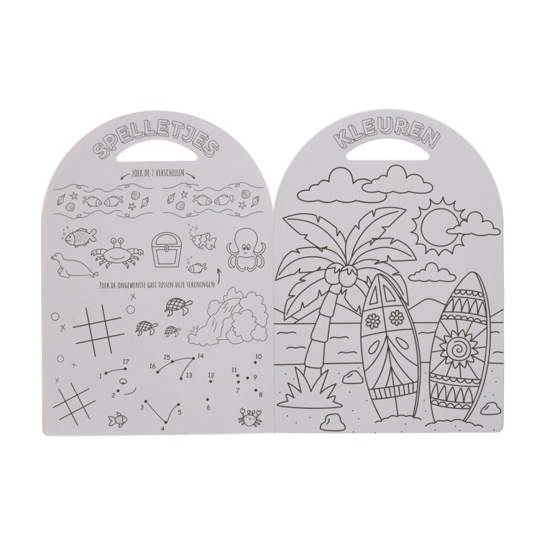 Afbeelding laden in Galerijviewer, Kleur en doe boek op reis
