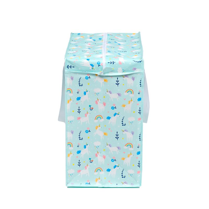 Afbeelding laden in Galerijviewer, Unicorn Magic jumbotas/ opbergtas/ wastas met rits
