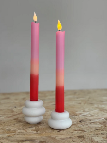 Neon Roze/Oranje/Rood per 2