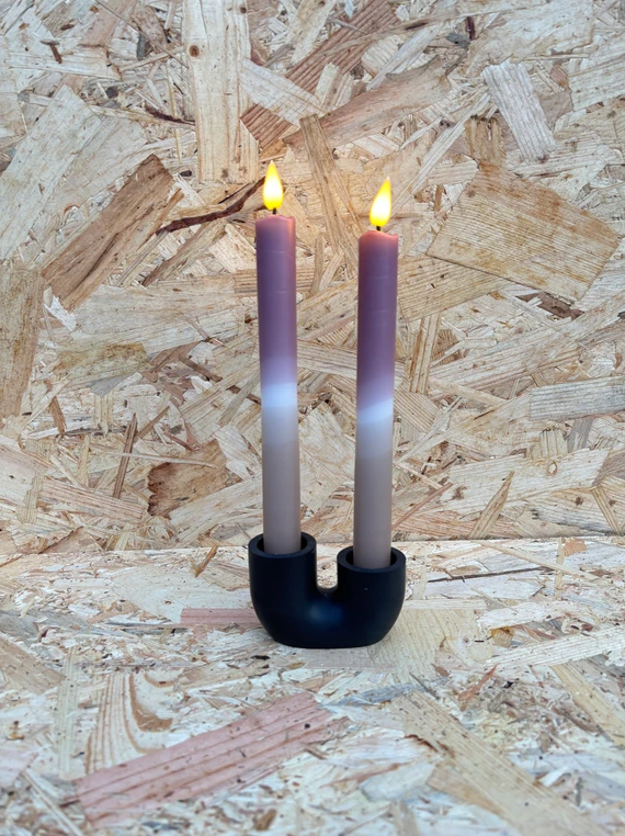 Afbeelding laden in Galerijviewer, LED kaarsen Chestnut/Licht Bruin per 2
