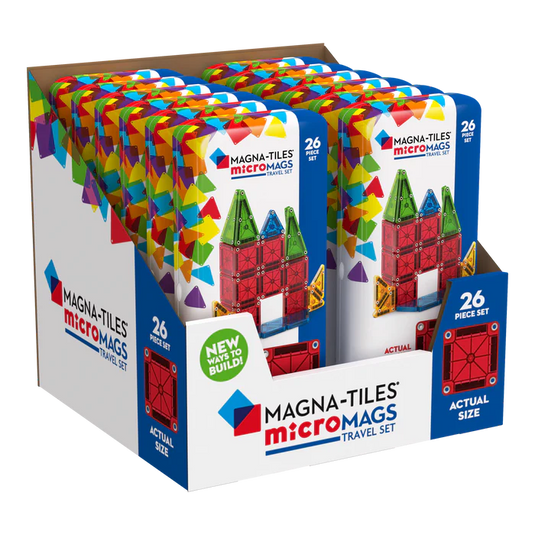 MAGNA-TILES® Micro Mags Travel Set 26 Piece