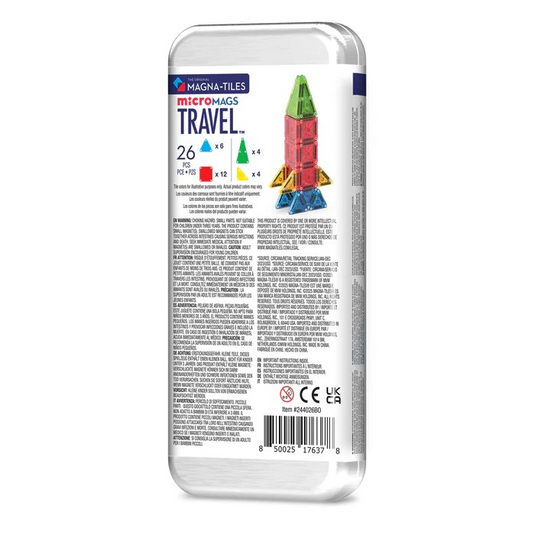 MAGNA-TILES® Micro Mags Travel Set 26 Piece