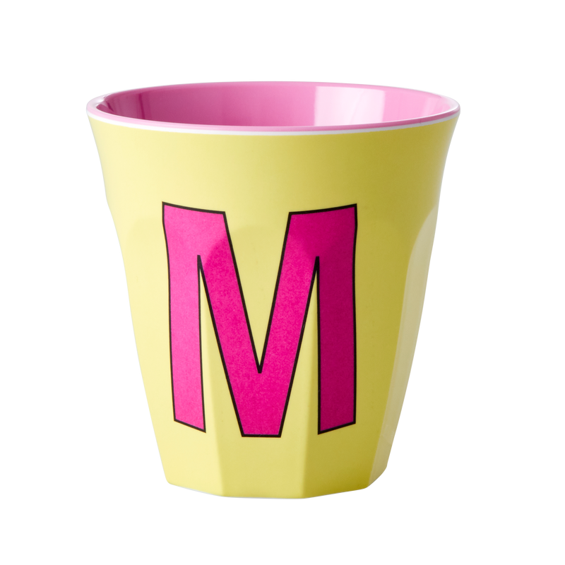 Afbeelding laden in Galerijviewer, Rice – Melamine Alfabetbeker – Geel - M
