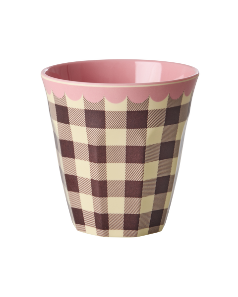 Rice - Melamine beker - Chocoladebruin - Check Me Out