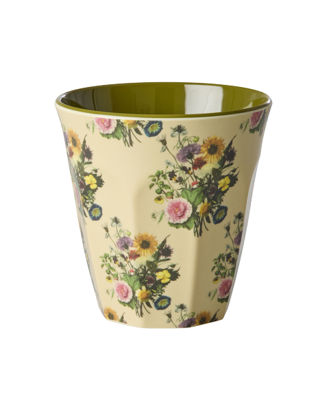 Afbeelding laden in Galerijviewer, Rice - Melamine beker - Dark Green - Retro Bouquet

